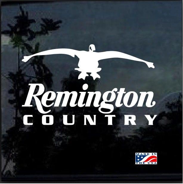 Remington Country Logo - Remington Country Goose Geese Hunting Window Decal Sticker – Custom ...