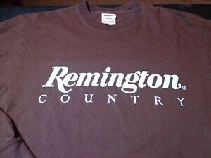 Remington Country Logo - Remington Country Firearms Blue Script Logo Long Sleeve T Shirt ...