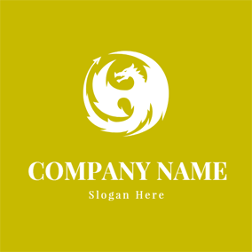 Yellow Dragon Logo - Free Dragon Logo Designs. DesignEvo Logo Maker