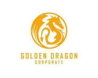 Yellow Dragon Logo - Golden Dragon Designed