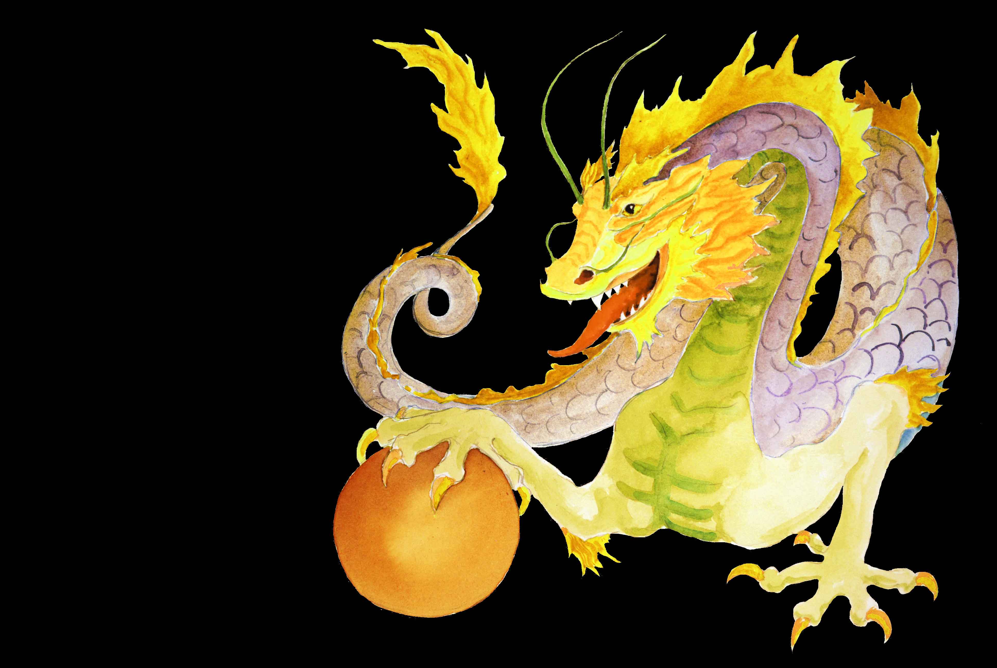 Yellow Dragon Logo - Let There Be Dragons. Bright Spirit Studio