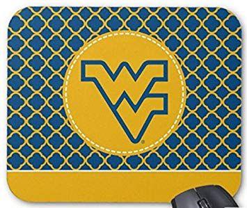 West Virginia Flying WV Logo - West Virginia University Flying WV Mouse Pad Computer Accessories