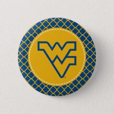 West Virginia Flying WV Logo - West Virginia University Flying WV Magnet