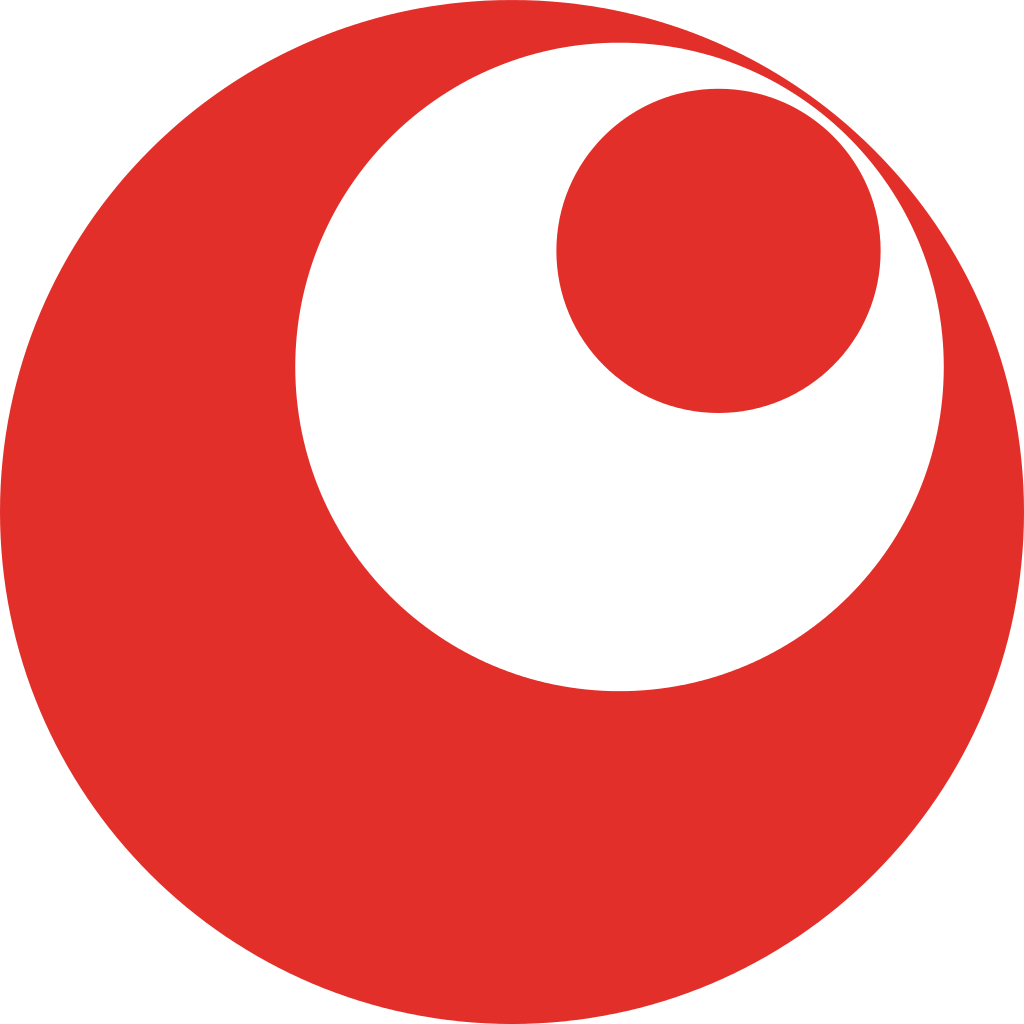 Red Circular Logo - Producer and Director. Red circle logo