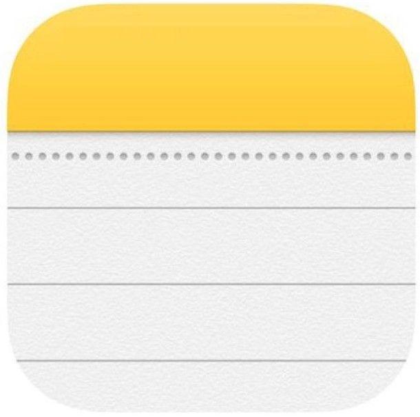 Notes App Logo - How to Save Media Taken in Notes App to Photos on iPhone and iPad ...