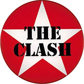 Refrigerator Logo - Amazon.com: The Clash White Star Logo on Red Circular Refrigerator ...