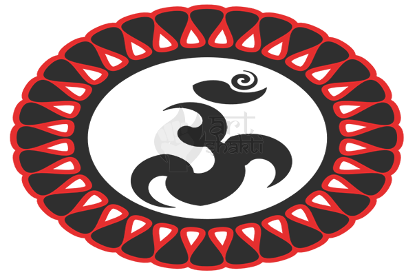 Red Circular Logo - Om Aum Red Circular Logo