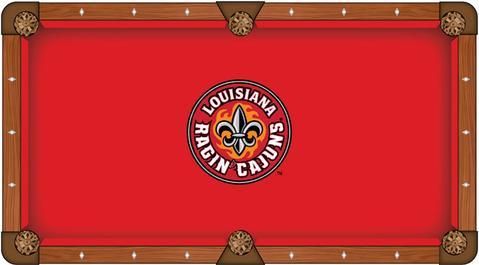 Red Circular Logo - Louisiana Lafayette Ragin' Cajuns Red Circular Logo Billiard Pool