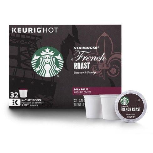 Dark Roast Coffee Brands Logo - Starbucks French Roast Dark Roast Coffee K Cup Pods