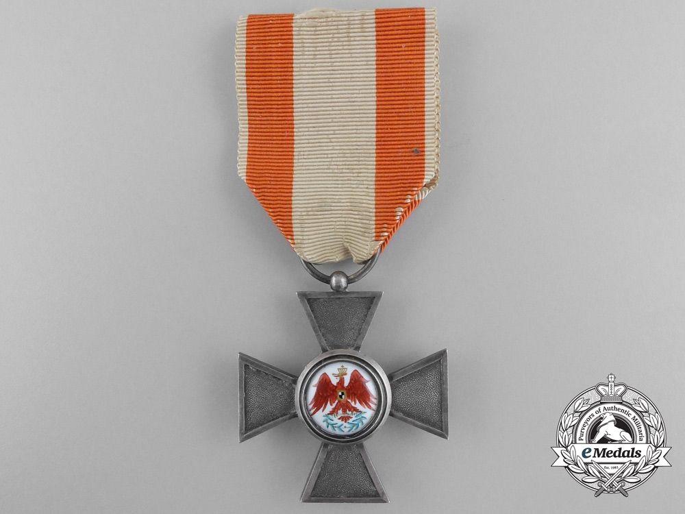 Red Eagle's Silver Logo - A Prussian Order of the Red Eagle; Fourth Class Cross