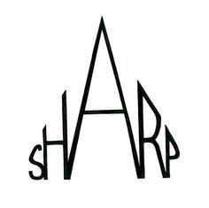 Sharp Logo - 8 Best Sharp logo images | Brand design, Branding design, Graph design