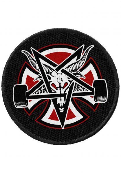 Thrasher Pentagram Logo - Thrasher Pentagram Cross Patch Independent Miscellaneous in black ...