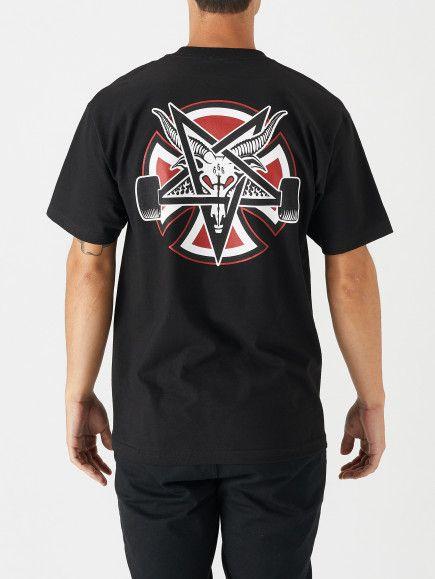 Thrasher Pentagram Logo - Independent X Thrasher Pentagram Cross T Shirt