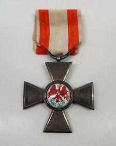 Red Eagle's Silver Logo - WW1 Imperial German pin Prussian cross badge medal Order of the Red