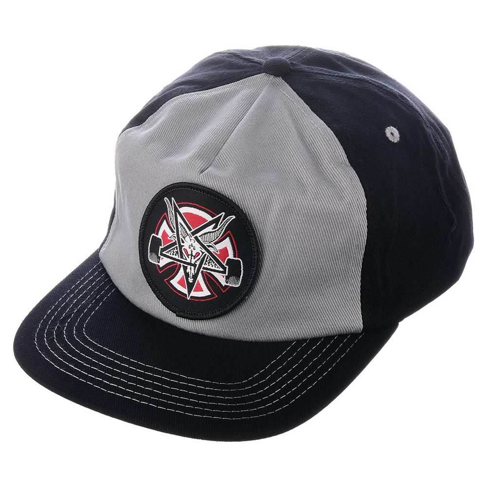 Thrasher Pentagram Logo - Cap Independent Thrasher Pentagram Cross Adj Snapback Grey Men | eBay