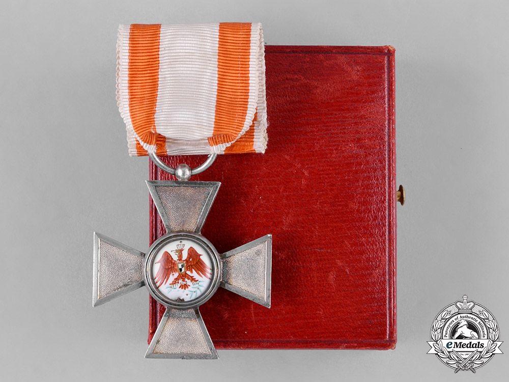 Red Eagle's Silver Logo - Prussia, State. A Red Eagle Order, IV Class Cross, with Case,