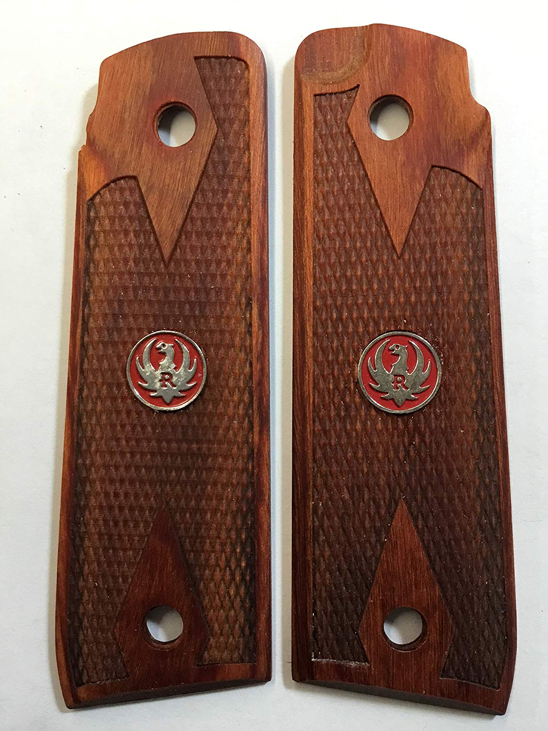 Red Eagle's Silver Logo - Amazon.com: Ruger Mark IV Grips Red Eagle Medallion: Handmade