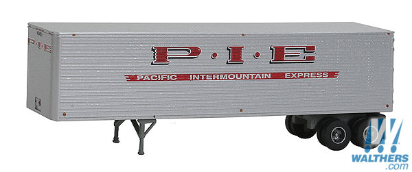 Red Eagle's Silver Logo - Ttrainworx Van 40' Exterior Post Semi