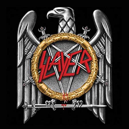 Red Eagle's Silver Logo - Slayer Coaster Silver Eagle band logo Official 9.5cm x 9.5cm single ...