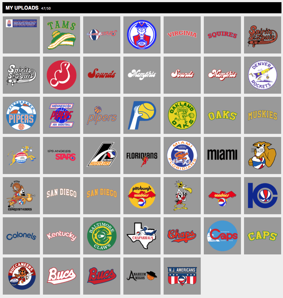 ABA Basketball Logo - Historic ABA logo/arenas incoming (PS4) - Operation Sports Forums