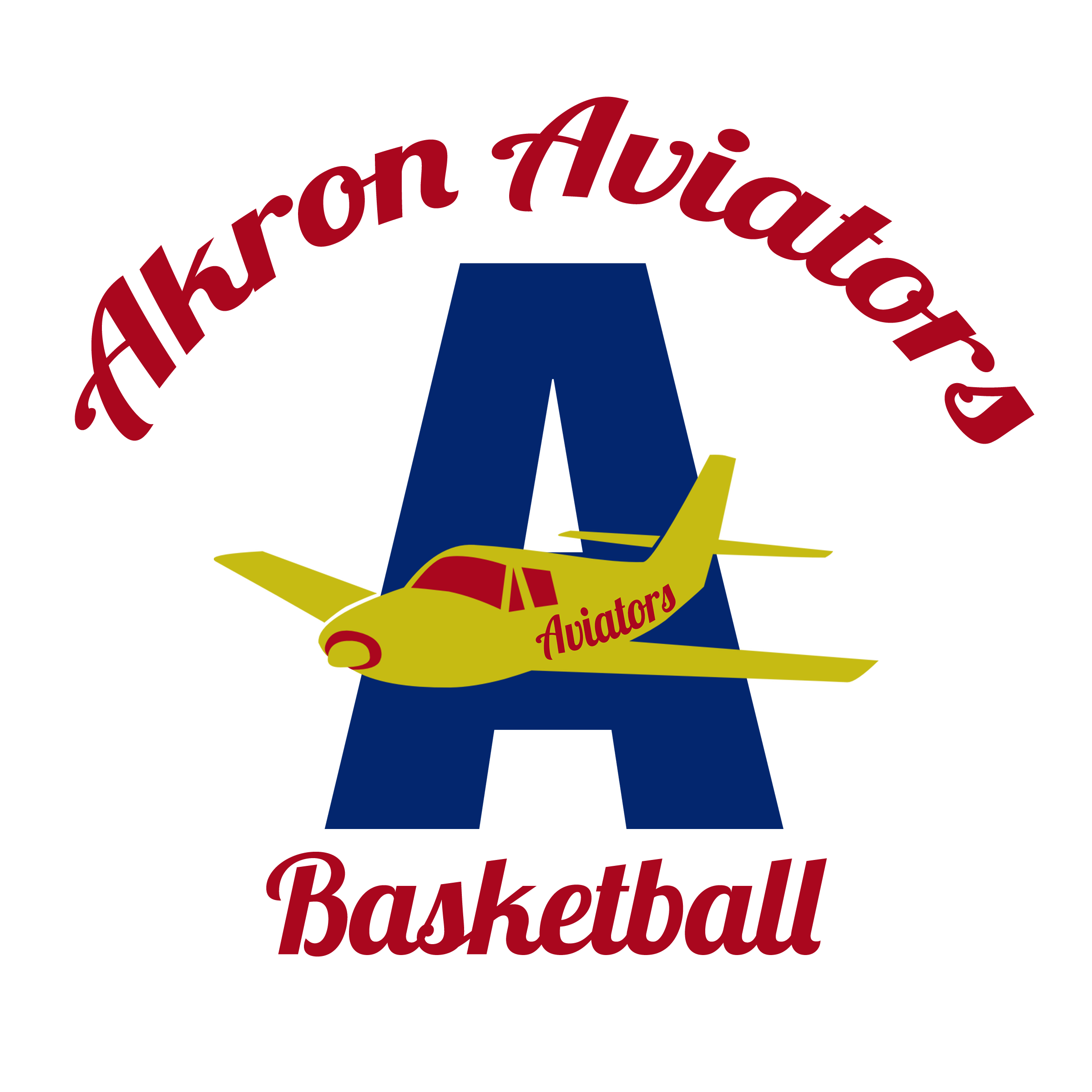 ABA Basketball Logo - Akron Aviators