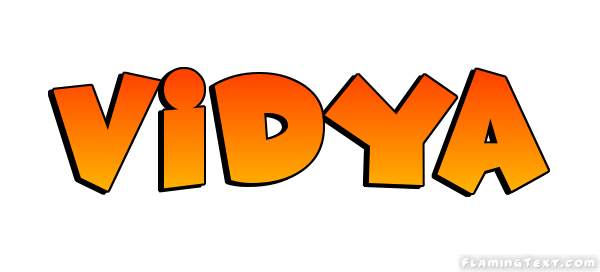 Vidya Logo - Vidya Logo | Free Name Design Tool from Flaming Text