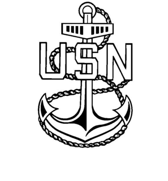 Navy Chief Logo - NAVY CPO chief petty officer anchor military logo die cut | Etsy