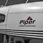 Piper Aircraft Logo - Piper Aircraft Logo Poster by John Straton