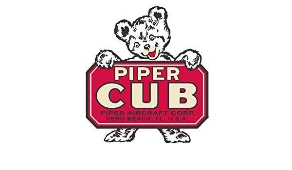 Piper Aircraft Logo - USTORE Vinyl Sticker Decal Piper Cub Aircraft Resist