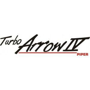 Piper Aircraft Logo - Piper Turbo Arrow IV Aircraft Logo,Decal | eBay