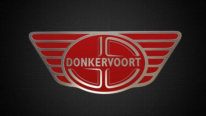 Donkervoort Car Logo - 3D brand donkervoort logo | CGTrader