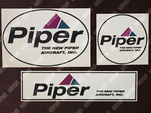 Piper Aircraft Logo - 3x DIECUT PIPER AIRCRAFT LOGO STICKERS / DECALS 1 ROUND 1 OVAL 1 ...