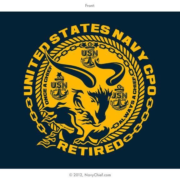 Navy Chief Logo - CPO Retired