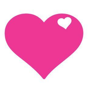 Pink Heart Logo - Love Heart LOGO. nombres. Heart, Love heart and Love