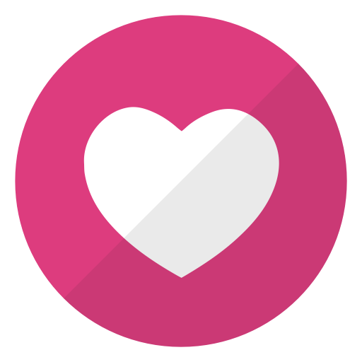 Pink Heart Logo - Heart, logo, website, weheartit icon
