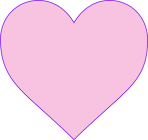 Pink Heart Logo - Pink Heart Clip Art at Clker.com - vector clip art online, royalty ...