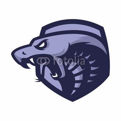 Cobra Head Logo - Animal Head - cobra - vector logo/icon illustration mascot | Buy ...