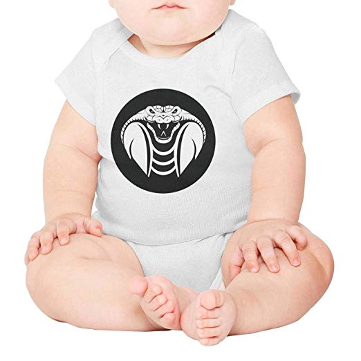 Cobra Head Logo - Black Cobra Head Logo Short Sleeve Baby Onesies Baby