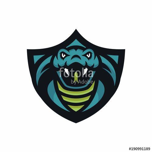 Cobra Head Logo - Animal Head Logo Icon Illustration Mascot Stock