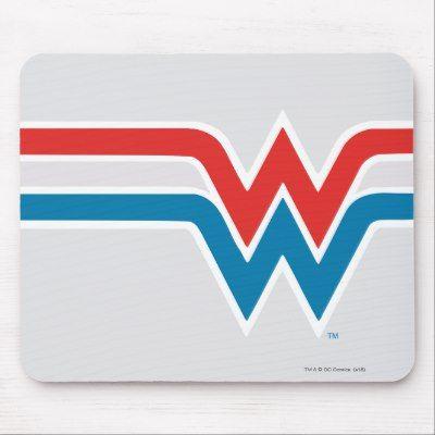 Red White and Tech Logo - Wonder Woman Red White and Blue Logo Square Wall Clock | Zazzle.co.uk
