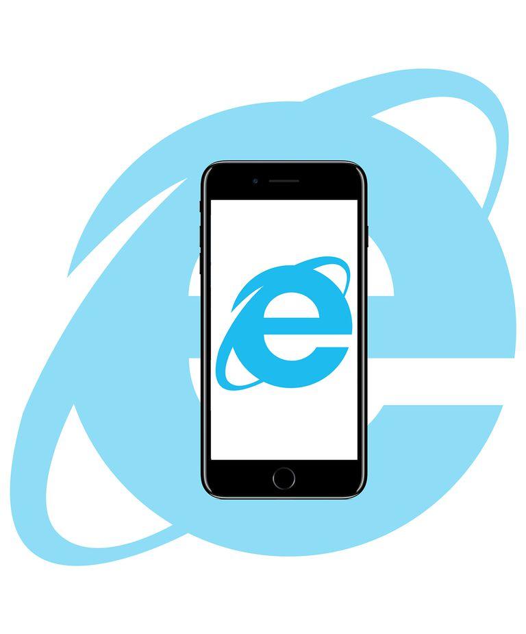 Microsoft IE Logo - Can You Get Microsoft IE for iPhone or iPad?