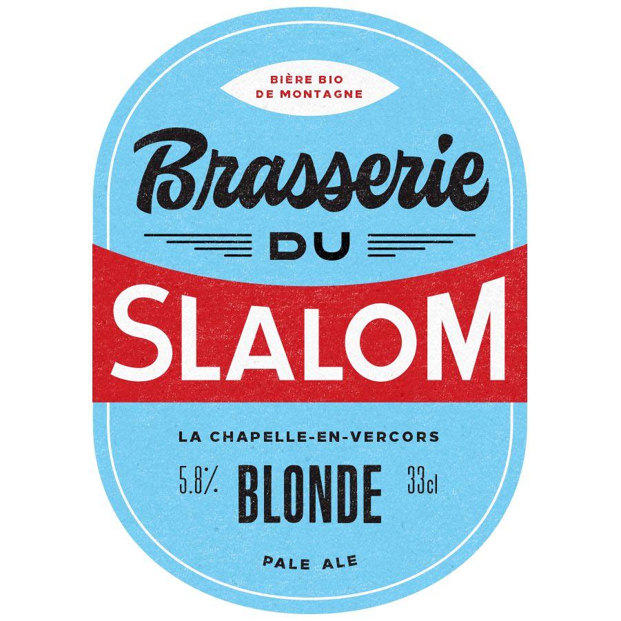 Slalom Logo - Brasserie du Slalom on Behance