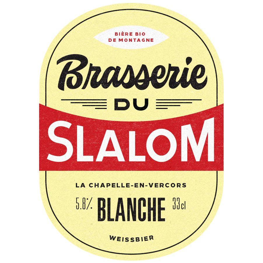 Slalom Logo - Brasserie du Slalom on Behance