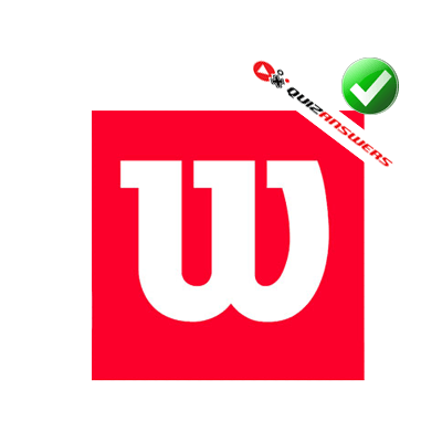 Red and White w Logo - White W In Red Square Logo Vector Online 2019