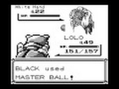 White and Red Hand Logo - Pokemon Red/Blue-Fight with White Hand (RECONSTRUCTION) - YouTube