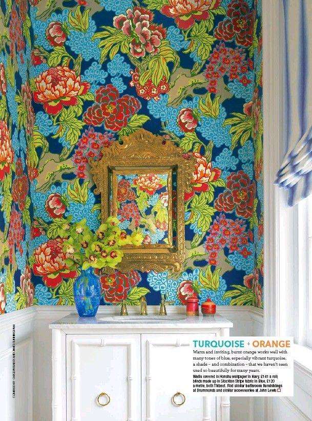 Turquoise and Burnt Orange Logo - PressReader - Good Housekeeping (UK): 2018-11-01 - TURQUOISE + ORANGE