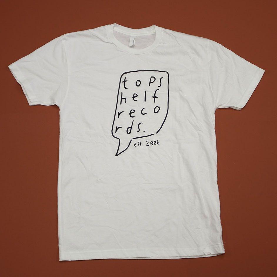 White and Red Hand Logo - Topshelf Records - Topshelf Records - Hand Drawn Logo (White)