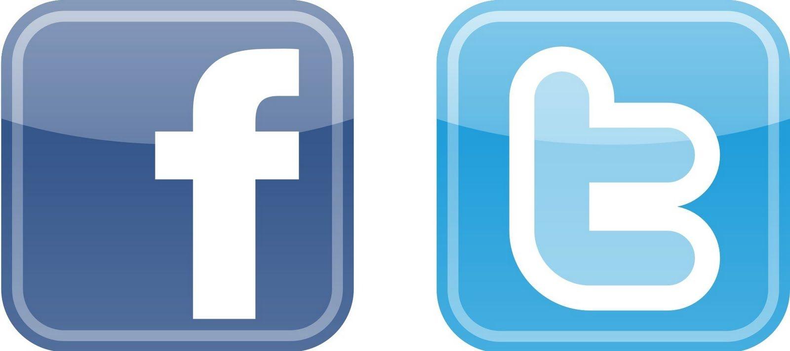 Facebook Twitter Logo - LogoDix