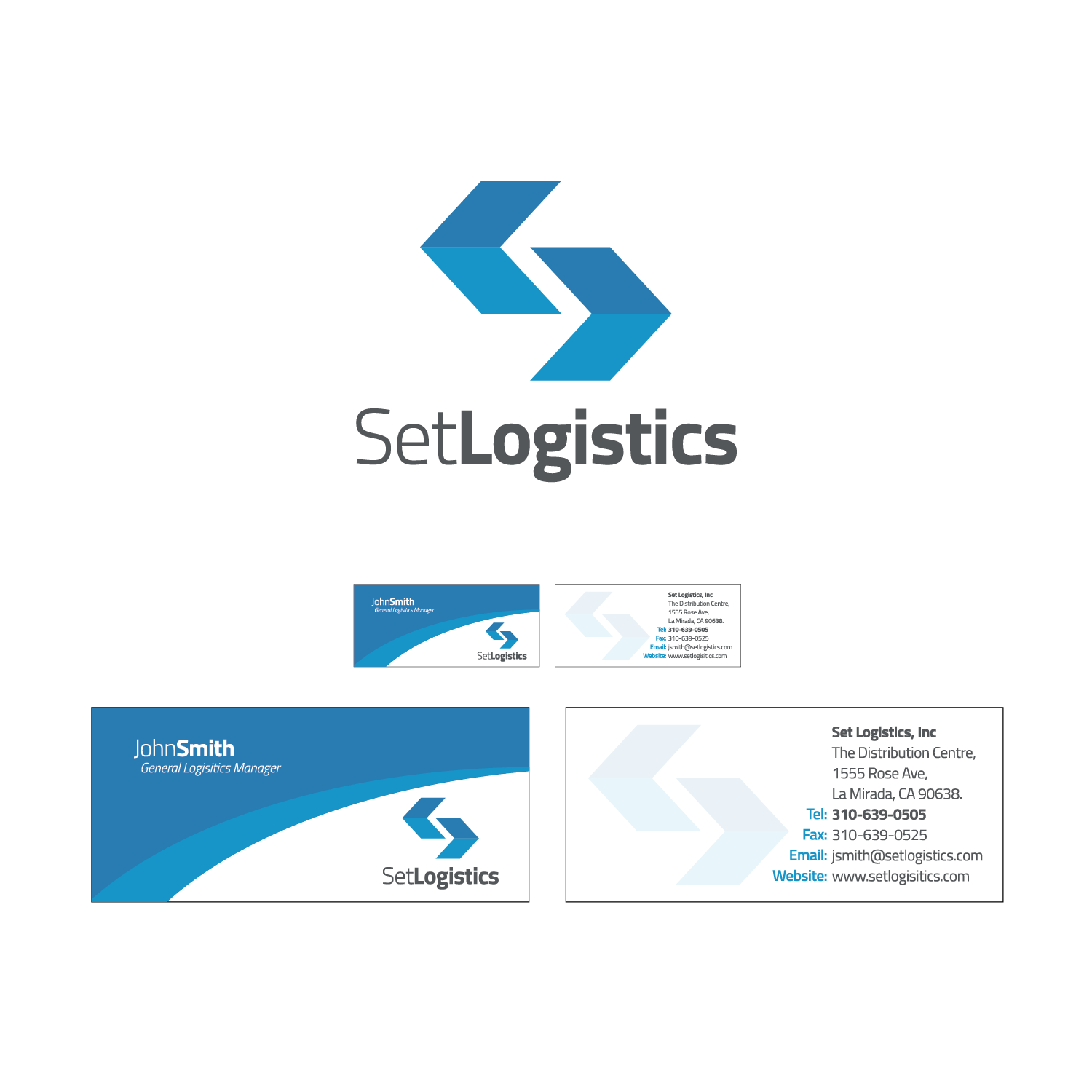 Logistics Company Logo - Professional, Masculine, It Company Logo Design for Set Logistics