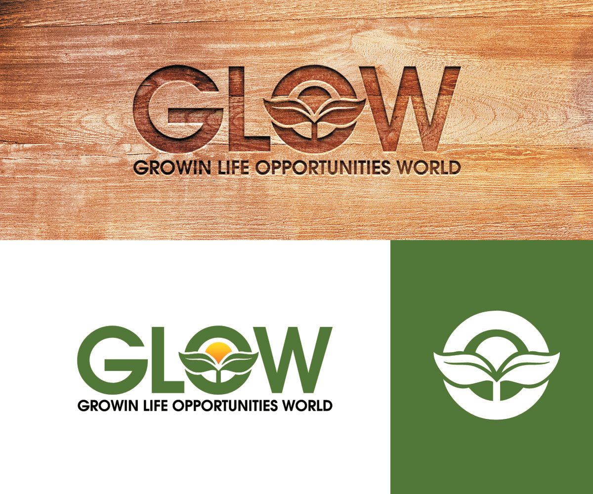 Glow World Logo - Playful, Modern, Non Profit Logo Design for GLOW by PsyPen | Design ...